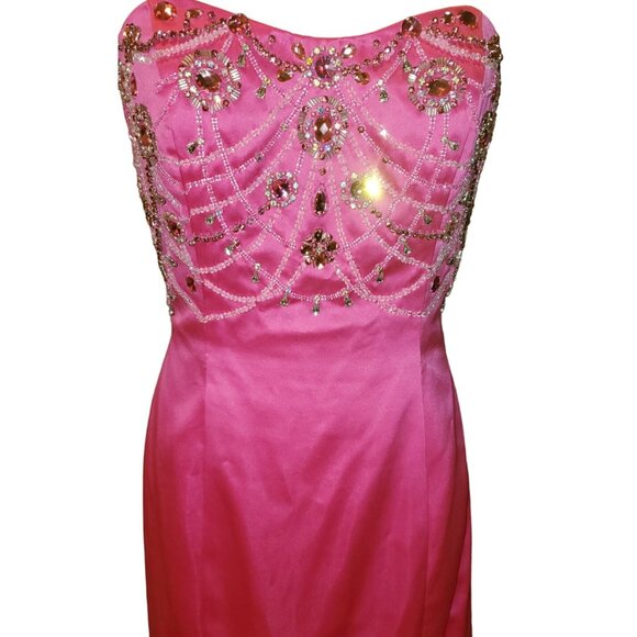 Luxury Designer Prom Party Couture Evening Wedding Cocktail Runway Gown Dress NW - Picture 11 of 11